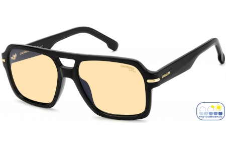 Gafas de Sol - Carrera - CARRERA 377/S - 807 (4A) BLACK // YELLOW PHOTOCROMIC ANTIREFLECTION