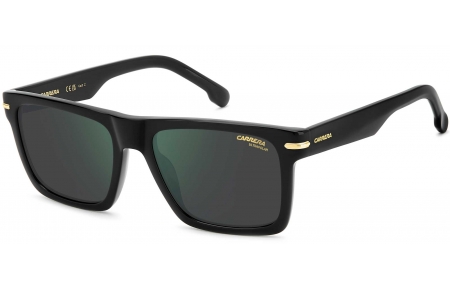 Gafas de Sol - Carrera - CARRERA 378/S - 807 (Q3) BLACK // GREEN GREY MIRROR POLARIZED HIGHT CONTRAST