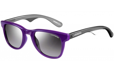 Gafas de Sol - Carrera - CARRERA 6000 - 2UV (IC) VIOLET GREY WHITE // GREY GRADIENT MIRROR SILVER