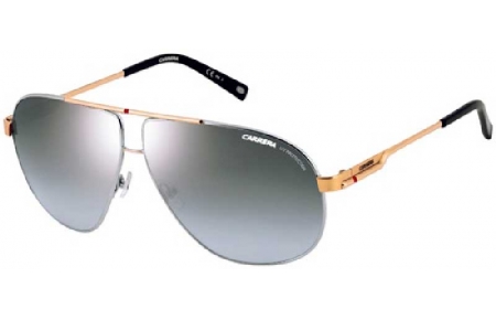 Gafas de Sol - Carrera - CARRERA 7 - 83K (IC) SILVER GOLD // GREY MIRROR SILVER