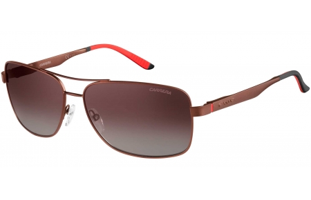 Gafas de Sol - Carrera - CARRERA 8014/S - NLX (LA) STEEL MATTE BROWN // BROWN GRADIENT POLARIZED