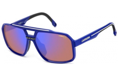 Sunglasses - Carrera - C SPORT 03/S - XW0 (ZS) BLUE // BLUE MULTILAYER HIGH CONTRAST