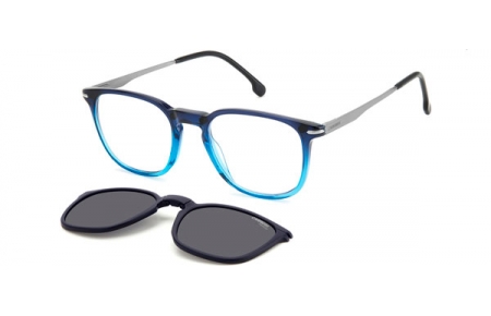 Lunettes de vue - Carrera - CA 332/CS - PJP (M9) BLUE // CLEAR + CLIP ON GREY POLARIZED
