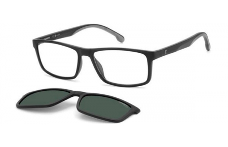 Monturas - Carrera - CA 8065/CS - 003 (UC) MATTE BLACK // CLEAR + CLIP ON GREEN POLARIZED