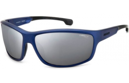 Sunglasses - Carrera - CARRERA DUCATI CARDUC 002/S - TZQ (T4) BLUE METALIZED // SILVER MIRROR