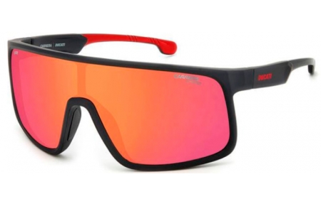 Sunglasses - Carrera - CARRERA DUCATI CARDUC 017/S - OIT (UZ) BLACK RED // RED MIRROR