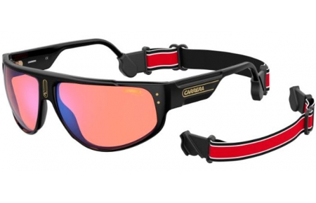 Gafas de Sol - Carrera - CARRERA 1029/S - OIT (UZ) BLACK RED GOLD // RED MIRROR