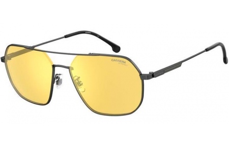 Sunglasses - Carrera - CARRERA 1035/GS - V81 (ET) DARK RUTHENIUM BLACK // GOLD MIRROR