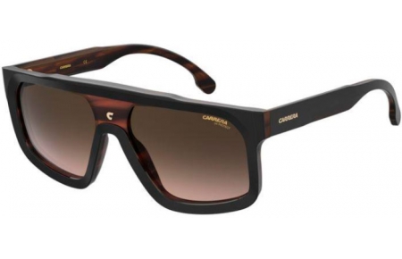 Sunglasses - Carrera - CARRERA 1061/S - 37N (A8) BLACK HORN // BROWN GRADIENT BLUE MIRROR