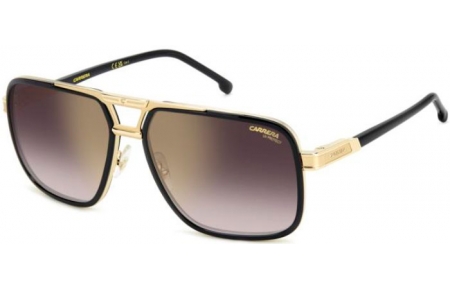Sunglasses - Carrera - CARRERA 1071/S - LGD (YK) BURGUNDY BLACK // BURGUNDY GRADIENT GOLD MIRROR