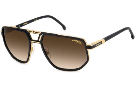 Lunettes de soleil - Carrera - CARRERA 1072/S - I46 (86) BLACK GOLD // BLACK BROWN GREEN GRADIENT ANTIREFLECTION