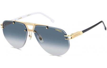Gafas de Sol - Carrera - CARRERA 1087/S - 80S (08) GOLD BLACK WHITE // DARK BLUE GRADIENT