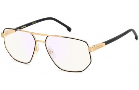 Lunettes de vue - Carrera - CARRERA 1141 - I46 (2Y) GOLD BLACK // LIGHT BLUE MIRROR