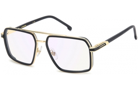 Monturas - Carrera - CARRERA 1146 - 003 (2Y) MATTE BLACK GOLD // LIGHT BLUE MIRROR