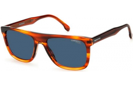 Gafas de Sol - Carrera - CARRERA 267/S - 573 (KU) RED HORN // BLUE GREY