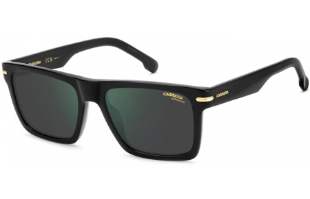 Gafas de Sol - Carrera - CARRERA 378/S - 807 (Q3) BLACK // GREEN GREY MIRROR POLARIZED HIGHT CONTRAST