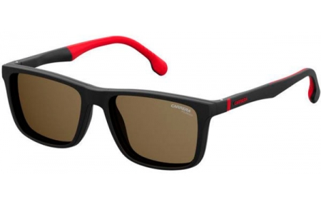 Frames - Carrera - CARRERA 4009/CS - 003 (SP) MATTE BLACK // CLEAR + CLIP ON BRONZE POLARIZED
