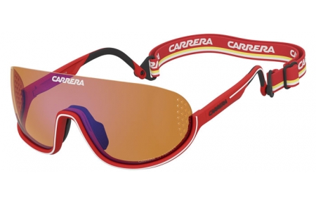 Gafas de Sol - Carrera - CARRERA EYEDRA - 0Z3 (DP) MATTE RED // ORANGE MULTILAYER BLUE