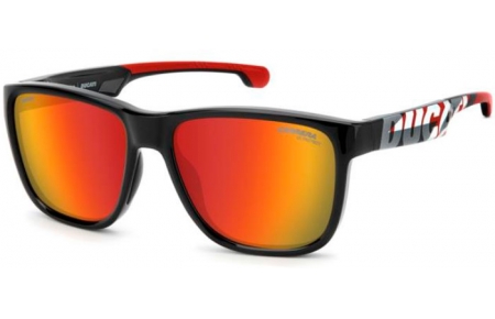 Lunettes de soleil - Carrera - CARRERA DUCATI CARDUC 003/S - 807 (UZ) BLACK // RED MIRROR