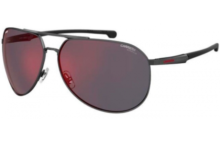 Sunglasses - Carrera - CARRERA DUCATI CARDUC 030/S - 807 (H4) BLACK // RED MIRROR POLARIZED