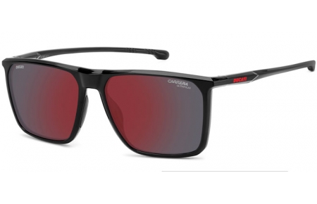 Sunglasses - Carrera - CARRERA DUCATI CARDUC 034/S - 807 (H4) BLACK // RED MIRROR POLARIZED