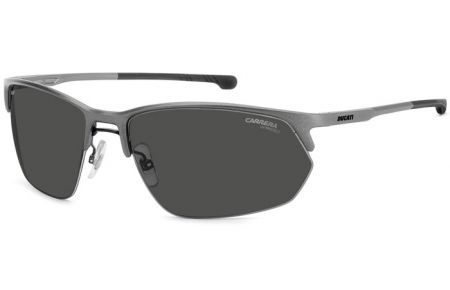 Gafas de Sol - Carrera - CARRERA DUCATI CARDUC 064/S - R80 (IR) MATTE DARK RUTHENIUM // GREY
