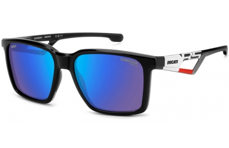 Gafas de Sol - Carrera - CARRERA DUCATI CARDUC 065/S - 80S (Z0) BLACK WHITE // BLUE MULTILAYER