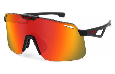 Gafas de Sol - Carrera - CARRERA DUCATI CARDUC 066/S - 003 (UZ) MATTE BLACK // RED MIRROR