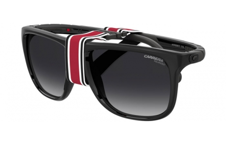 Sunglasses - Carrera - HYPERFIT 17/S - 807 (WJ) BLACK // GREY GRADIENT POLARIZED