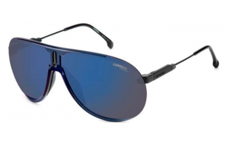 Gafas de Sol - Carrera - SUPERCHAMPION - D51 (XT) BLACK BLUE // BLUE SKY MIRROR