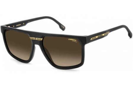 Sunglasses - Carrera - VICTORY C 14/S - 003 (86) MATTE BLACK // BLACK BROWN GRADIENT GREEN ANTIREFLECTION