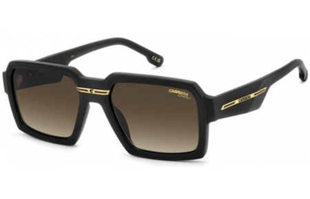 Lunettes de soleil - Carrera - VICTORY C 15/S - 003 (86) MATTE BLACK // BLACK BROWN GRADIENT GREEN ANTIREFLECTION