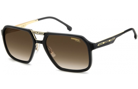 Gafas de Sol - Carrera - VICTORY C 27/S - I46 (86) MATTE BLACK GOLD // BLACK BROWN GREEN GRADIENT ANTIREFLECTION