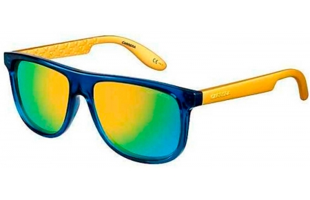Gafas Junior - Carrera Junior - CARRERINO 13 - MAA (CU) BLUE LIME // BROWN YELLOW MIRROR