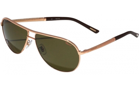 Lunettes de soleil - Chopard - SCHA10 - 8FCP SHINY GOLD ROSE // BROWN POLARIZED