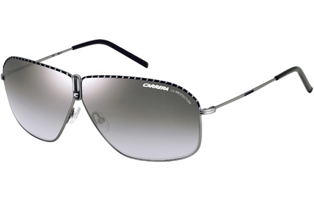 Lunettes de soleil - Carrera - FUNKY - DMO (IC) STEEL METAL RUTHENIUM BLACK // GREY MIRROR SILVER