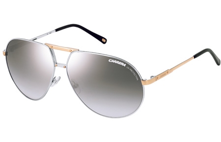 Sunglasses - Carrera - TURBO - TNG (IC) PALLADIUM GOLD // GREY MIRROR SILVER