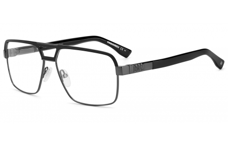 Monturas - Dsquared2 - D2 0034 - RZZ MATTE BLACK DARK RUTHENIUM