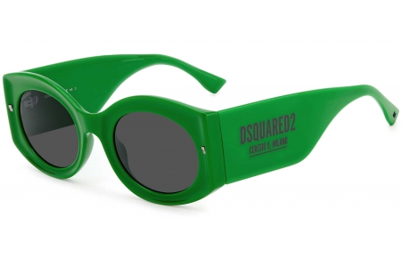 Gafas de Sol - Dsquared2 - D2 0071/S - 1ED (IR) GREEN // GREY