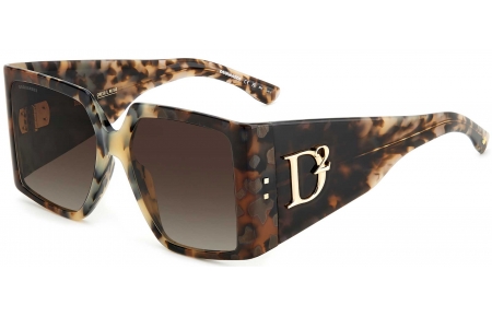 Gafas de Sol - Dsquared2 - D2 0096/S - ACI (HA) GREY HAVANA // BROWN GRADIENT