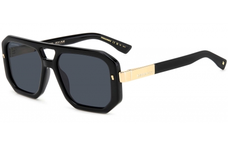 Gafas de Sol - Dsquared2 - D2 0105/S - 807 (2K) BLACK // GREY ANTIREFLECTION