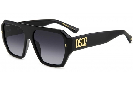 Gafas de Sol - Dsquared2 - D2 0128/S - 807 (9O) BLACK // DARK GREY GRADIENT