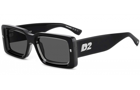 Gafas de Sol - Dsquared2 - D2 0142/S - 08A (IR) BLACK GREY // GREY