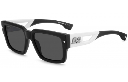 Gafas de Sol - Dsquared2 - D2 0143/S - 003 (IR) MATTE BLACK // GREY