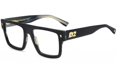Monturas - Dsquared2 - D2 0147 - 37N BLACK HORN