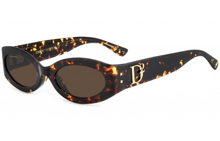 Gafas de Sol - Dsquared2 - D2 0150/G/S - 086 (70) DARK HAVANA // BROWN