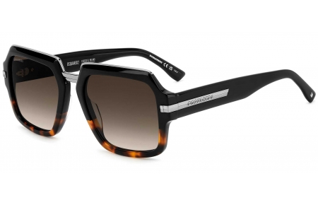 Gafas de Sol - Dsquared2 - D2 0159/S - WR7 (HA) BLACK HAVANA // BROWN GRADIENT