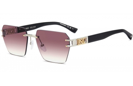 Gafas de Sol - Dsquared2 - D2 0173/S - I20 (3X) GOLD PALLADIUM //  PINK DOUBLE GRADIENT