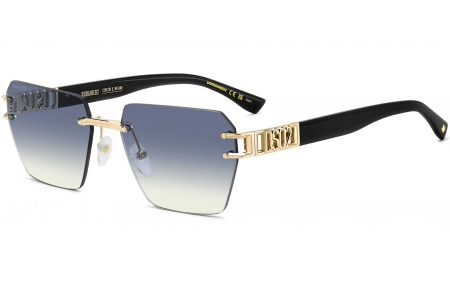 Gafas de Sol - Dsquared2 - D2 0173/S - J5G (ST) GOLD // AZURE GRADIENT