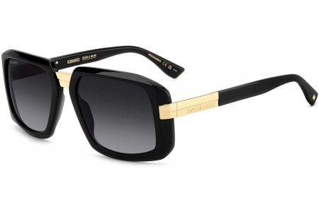 Gafas de Sol - Dsquared2 - D2 0178/S - 807 (9O) BLACK // DARK GREY GRADIENT